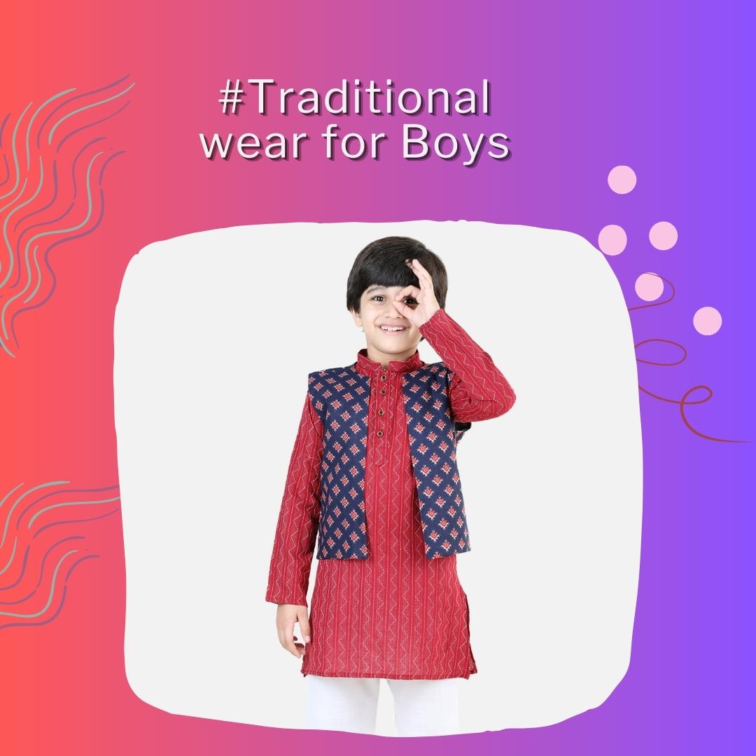 Unveiling Elegance: 10 Irresistible Kids Indian Traditional Wear Outfits for boys!