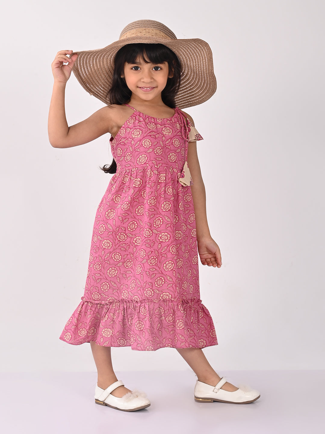 Pink Floral Dress