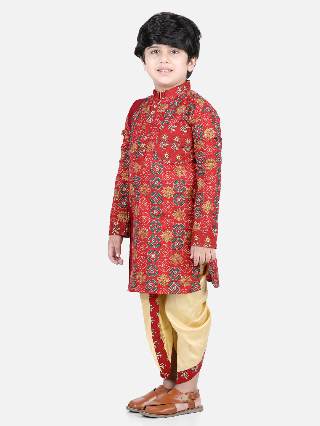 Patola Printed & Pintex Work Kurta Dhoti