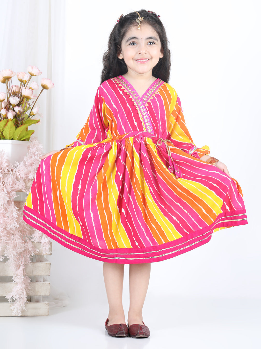 Leheriya printed Cotton Dress