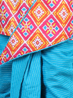 Patola Printed Asymetrical Style kurta Dhoti