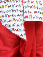 All Over Camel Printed Straight kurta Dhoti