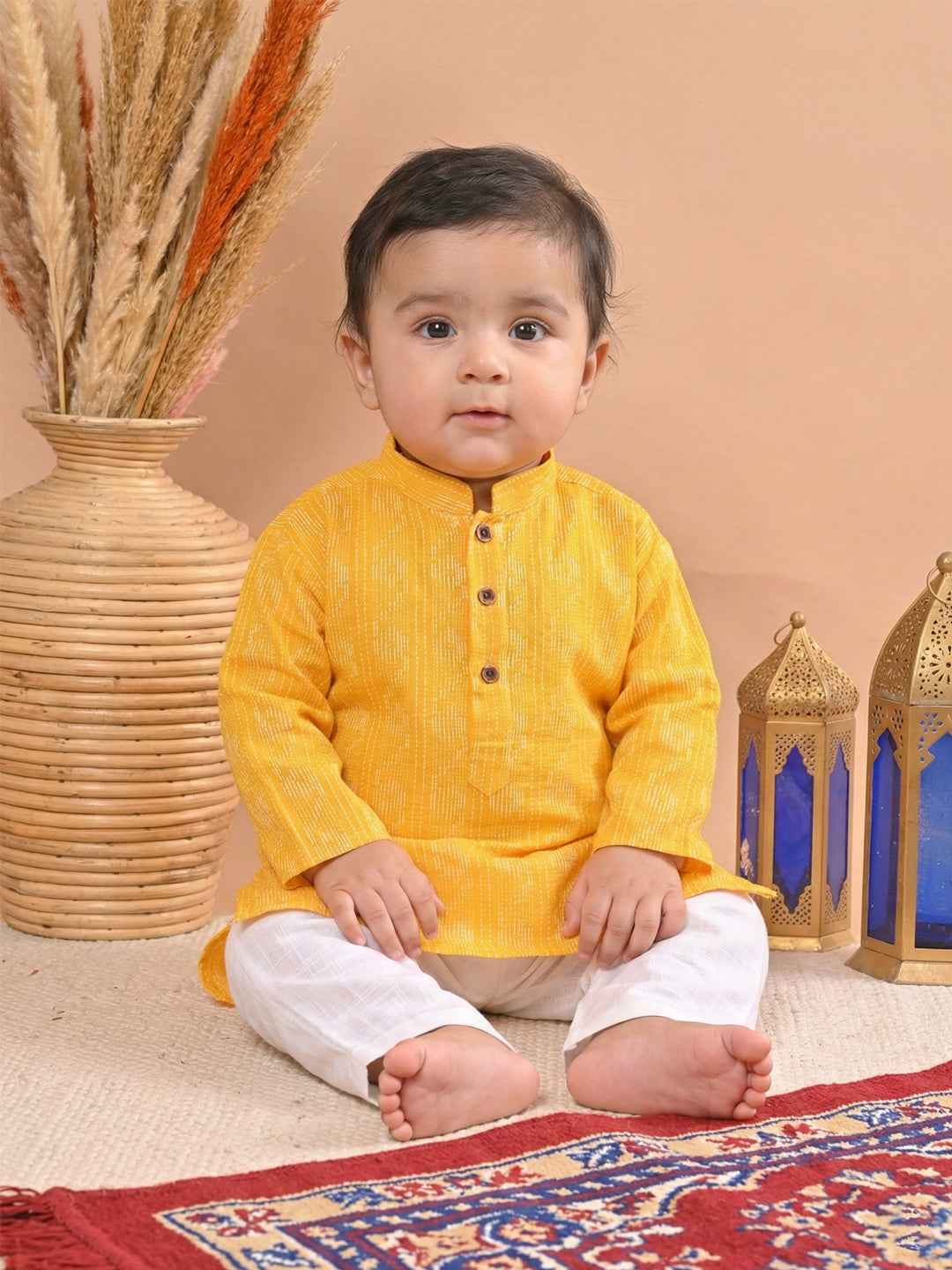 Yellow Kurta with pajama