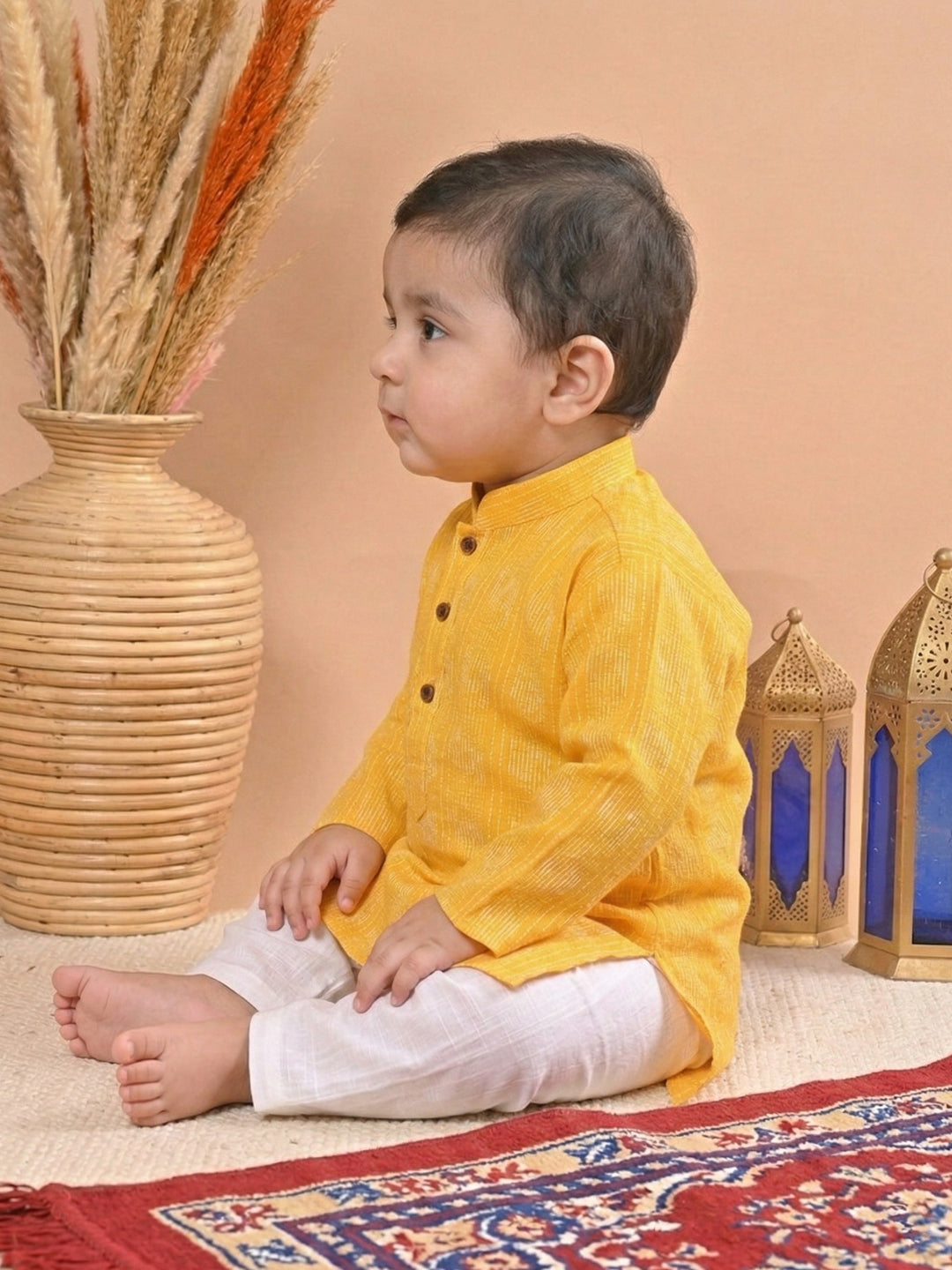 Yellow Kurta with pajama