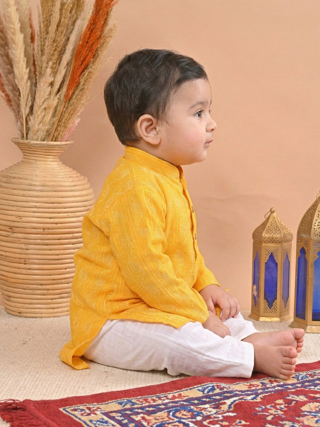 Yellow Kurta with pajama