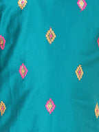 Green Embroidered Kurta Set