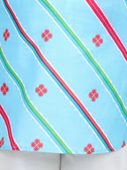 Blue Leheriya Kurta Set