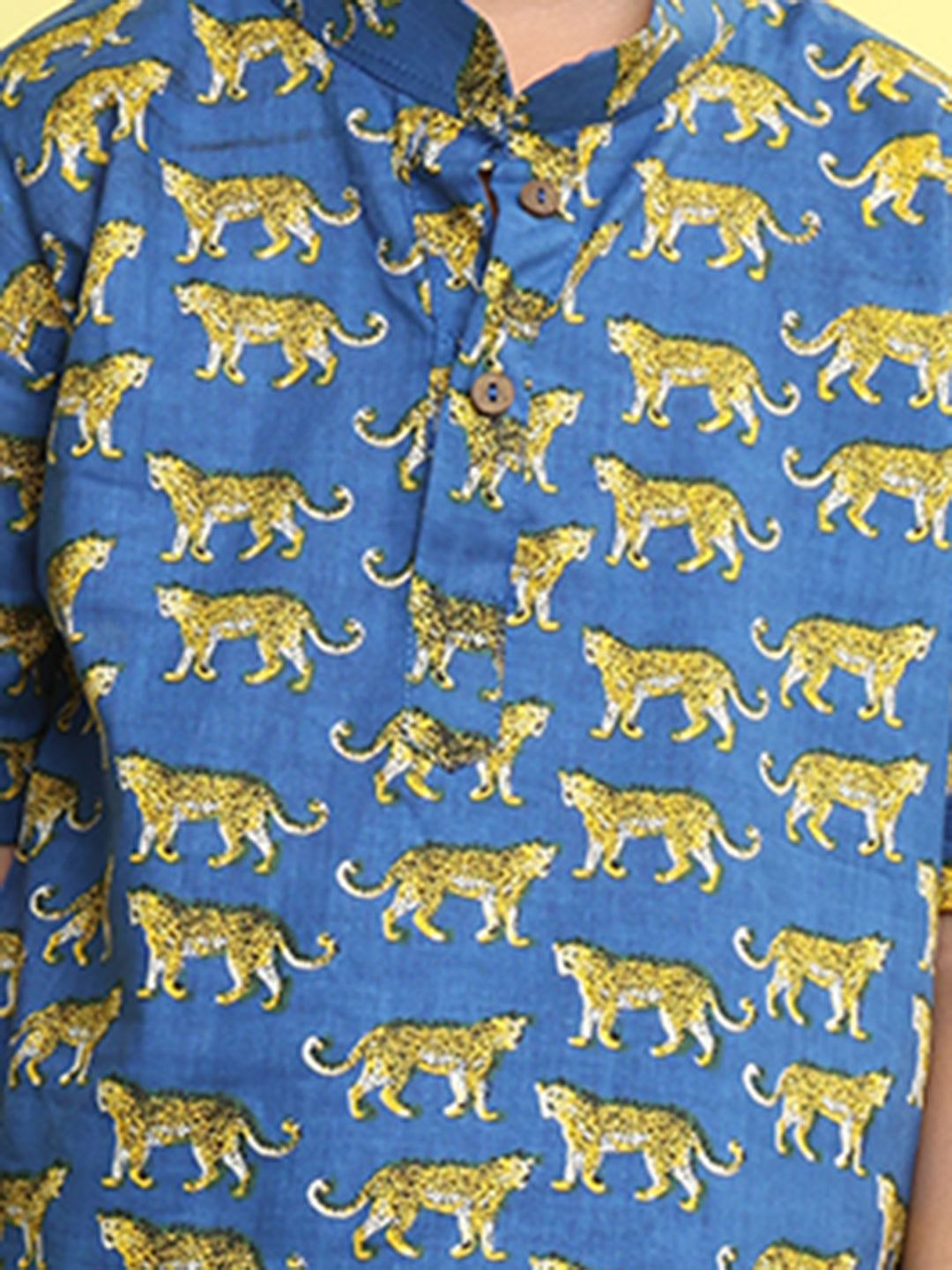 Blue Tiger Printed Shirt