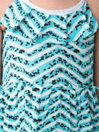 Blue Leheriya sleeveless Dress