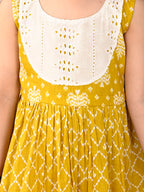 Kinder Kids Girls Yellow Sleeveless Dress