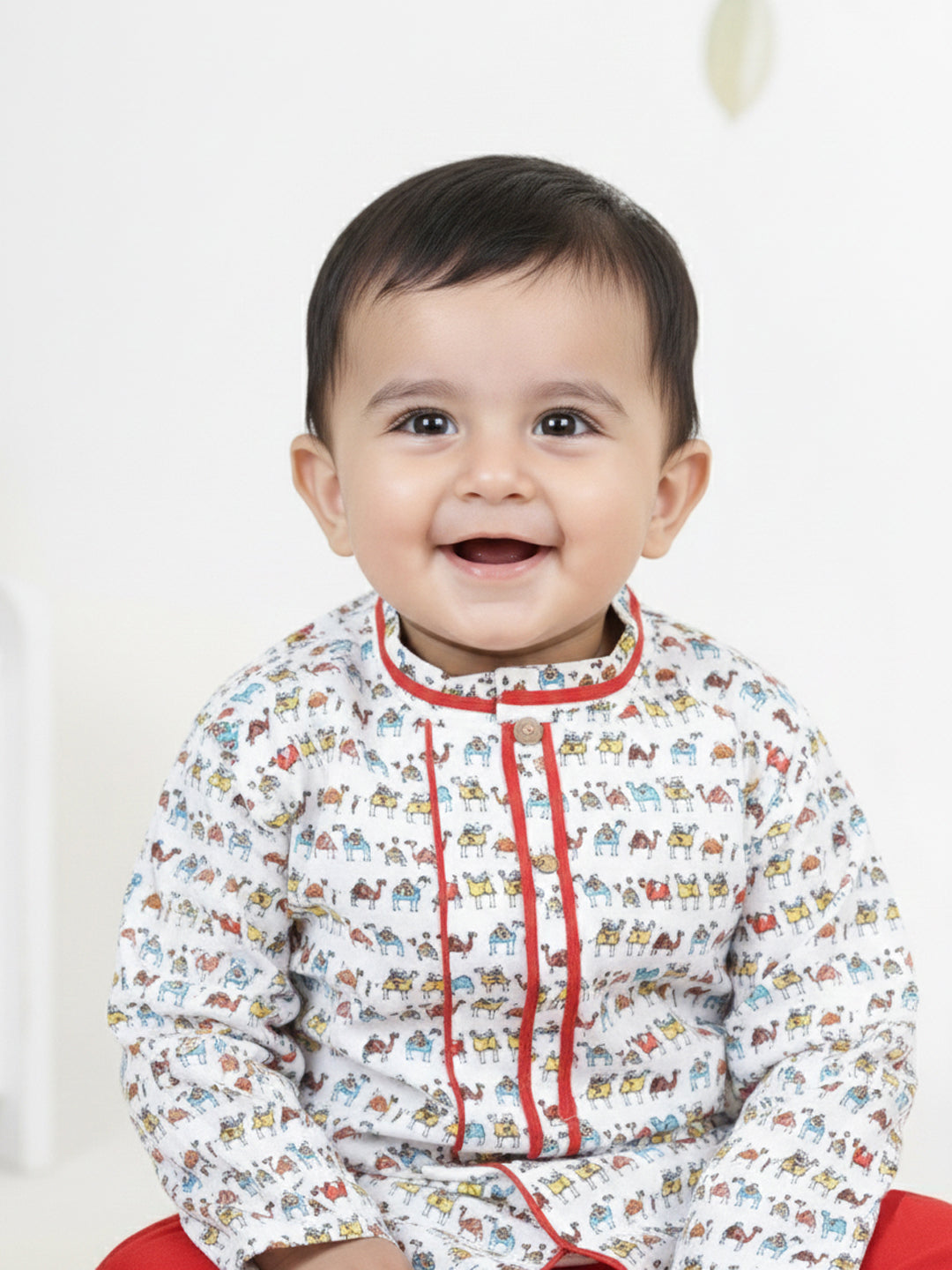 Red Camel Printed kurta & Dhoti