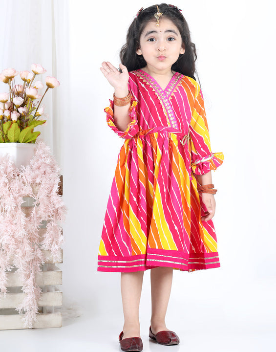 Leheriya printed Cotton Dress